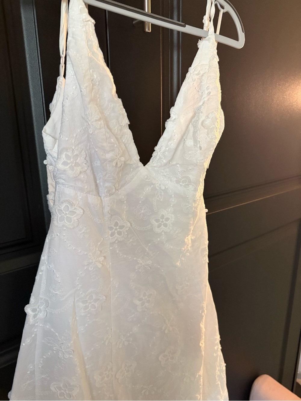 Petal + Pup Ivory Floral Lace Maxi Dress US/AU XS